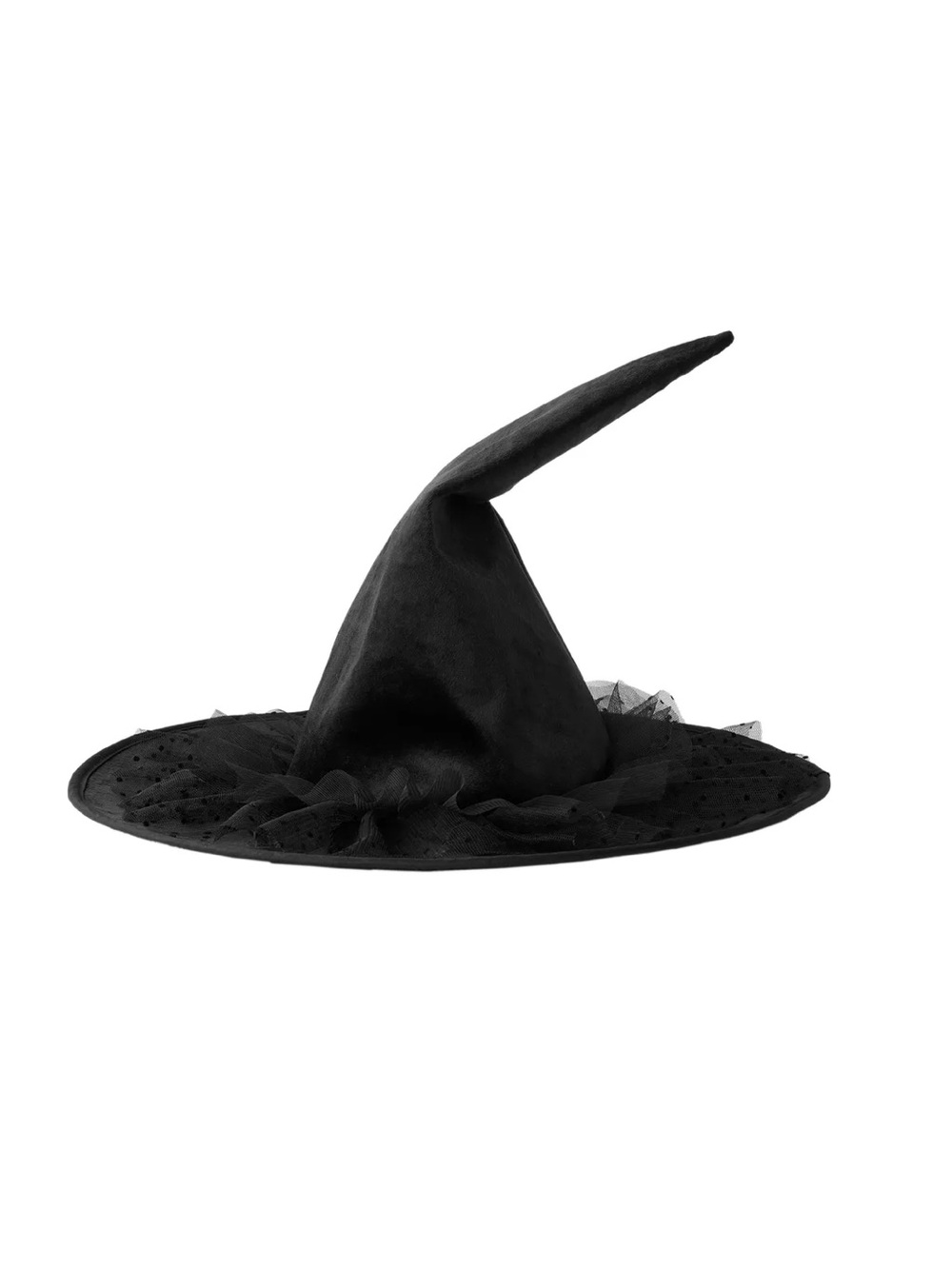 Zara Black Pointed Witch Costume Hat